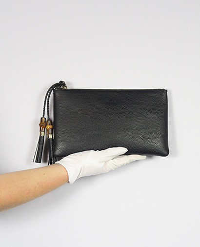 Bamboo Tassel Pouch, front view